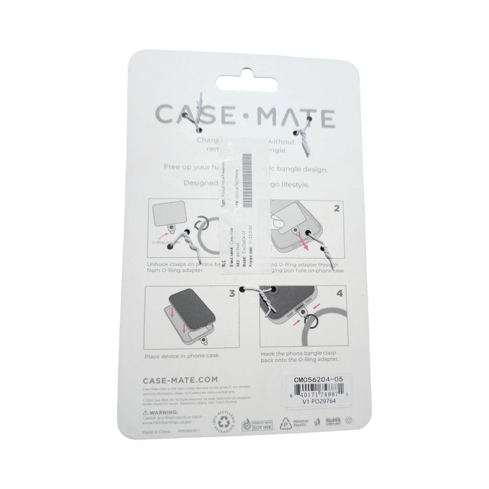 Nn5-A Case-Mate Phone Bangle - Black ⬇️